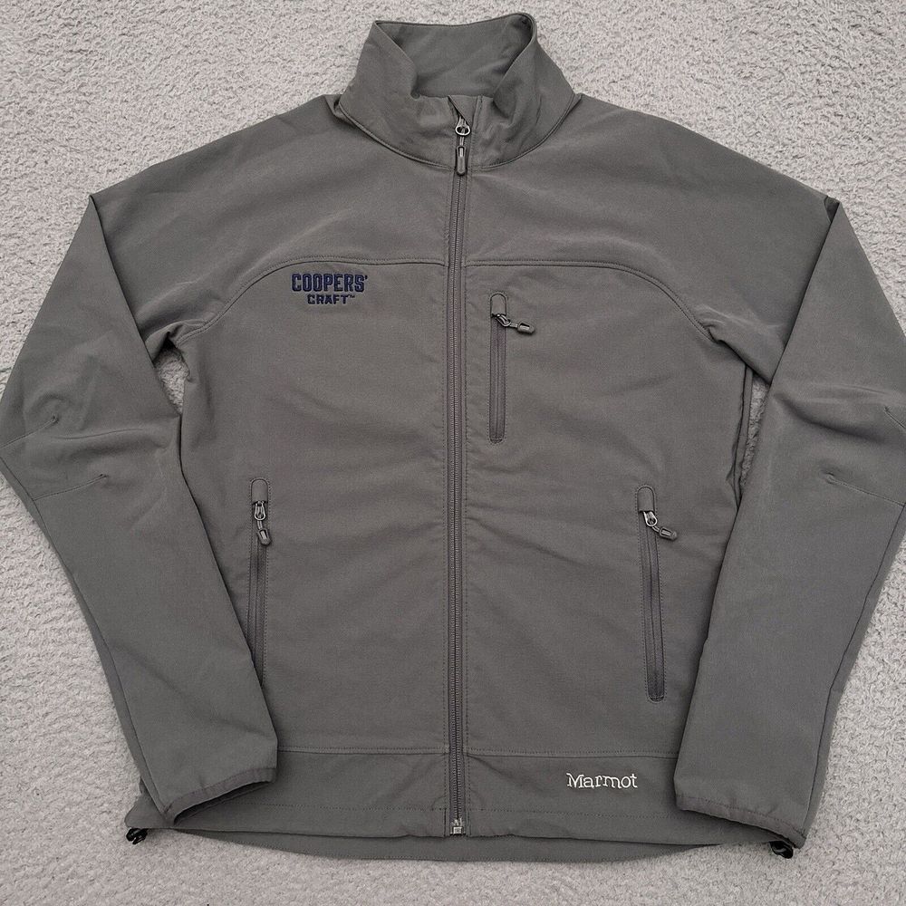 Marmot Tempo Jacket‎ Women's Small Gray Softshell M3 Full Zip Outerwear G98300